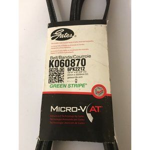 New Serpentine Belt-Premium OE Micro-V‎ Belt Gates K060870